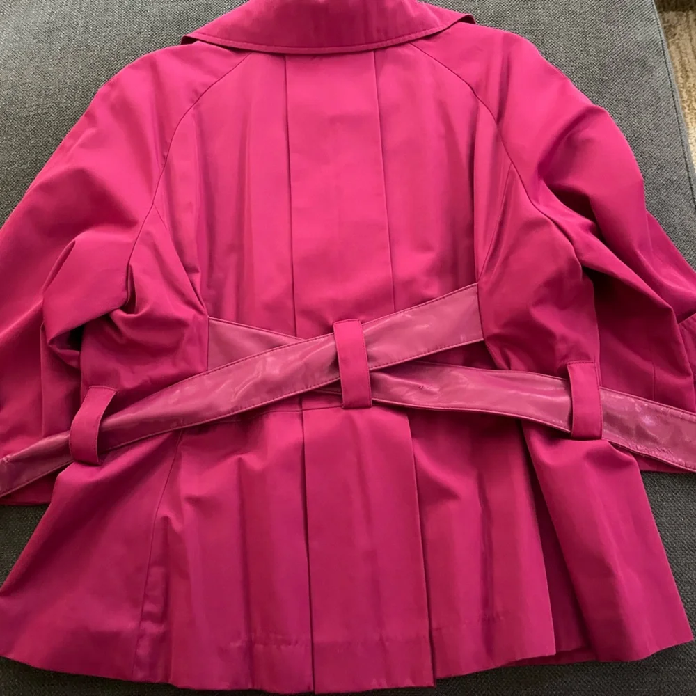 Hot Pink Worthington Belted Blazer PTP 19” - Picture 3 of 5